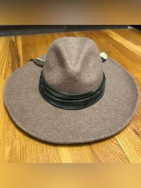 NWT San Diego Hat Co Wide Brim Rancher Hat Tan